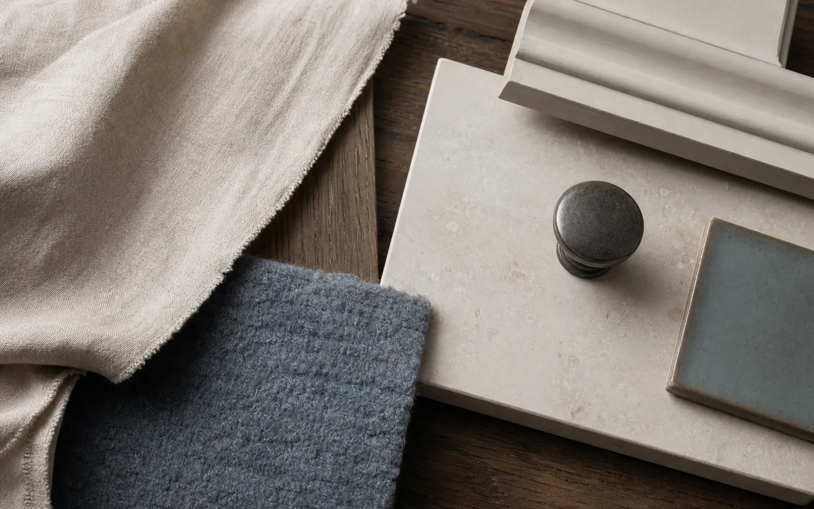 Transitional material board