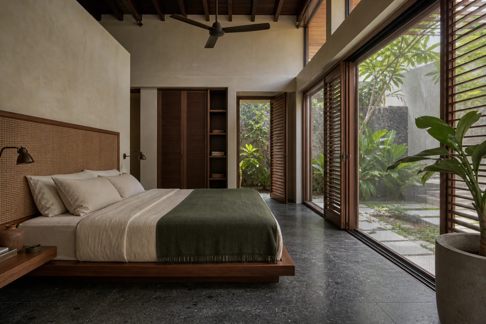 Tropical styled corner