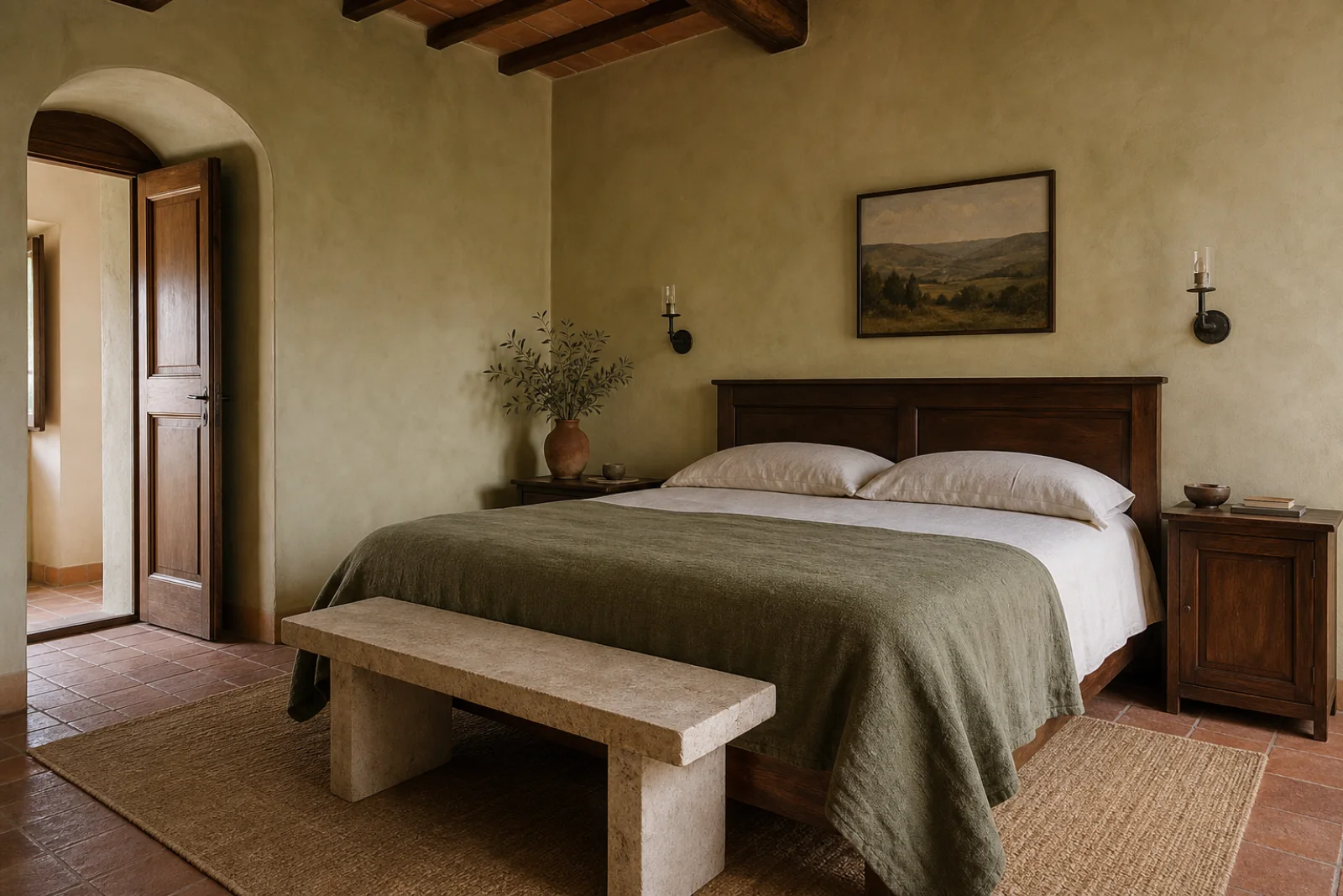 Tuscan styled corner
