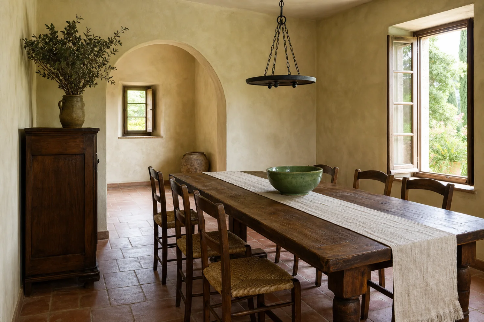 Tuscan Dining room interior