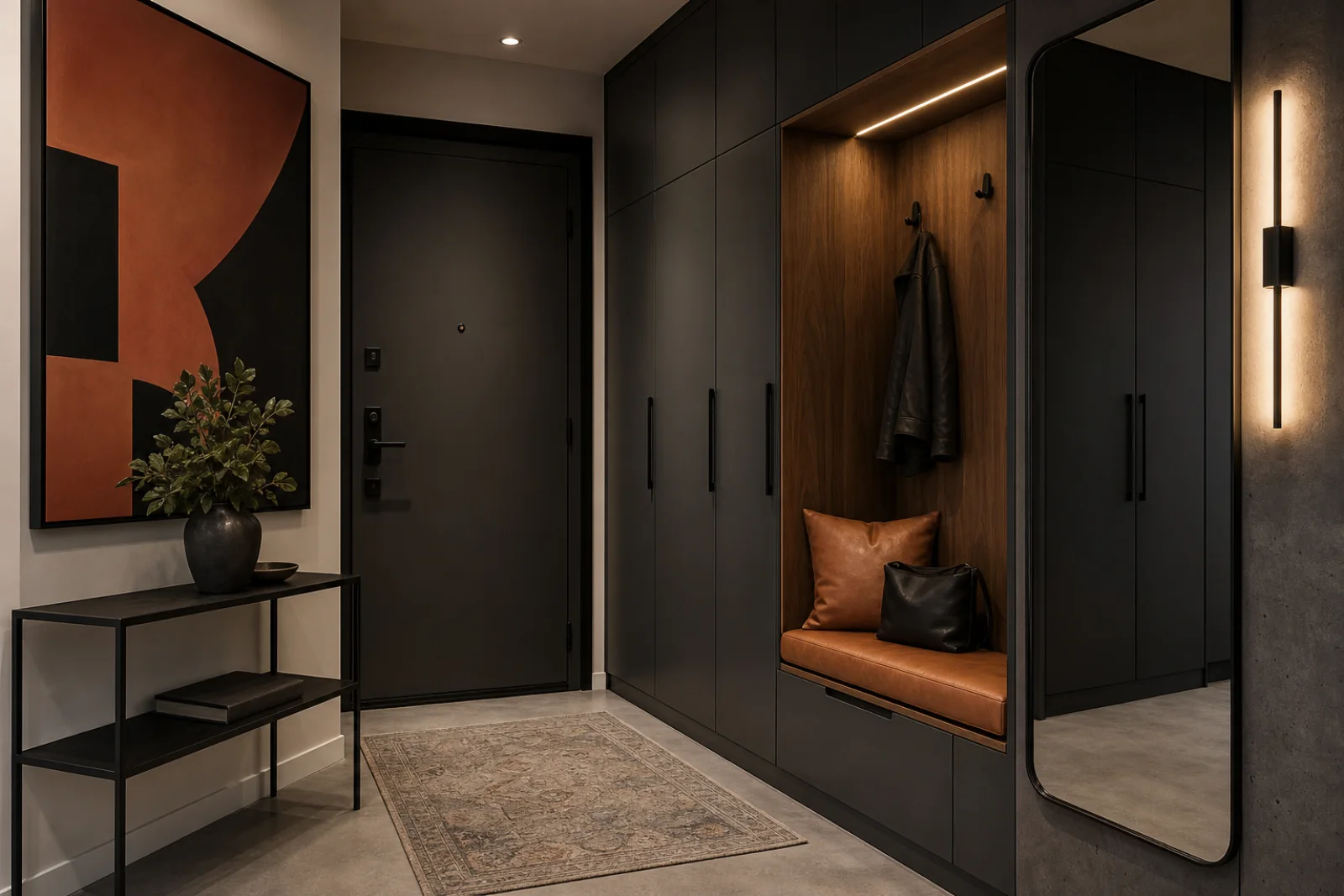 Urban Modern Entryway interior