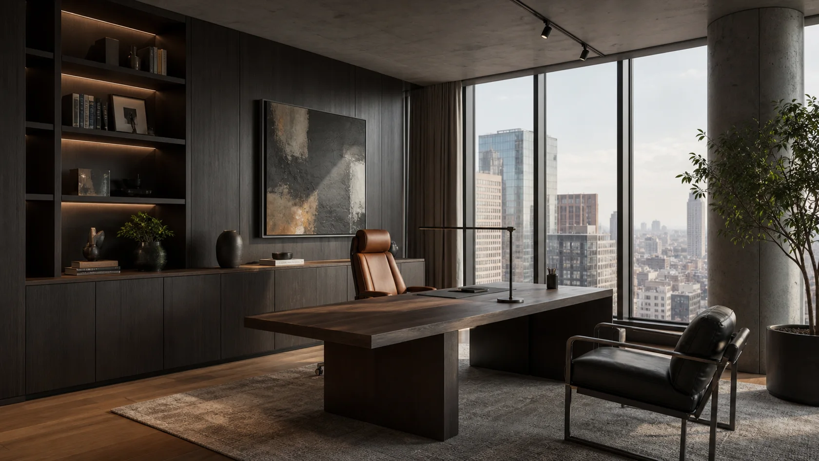 Skyline Urban Modern Home Office