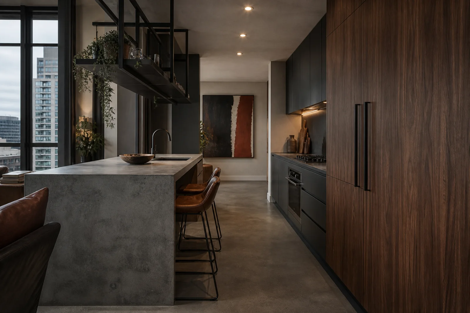Urban Modern kitchen interior
