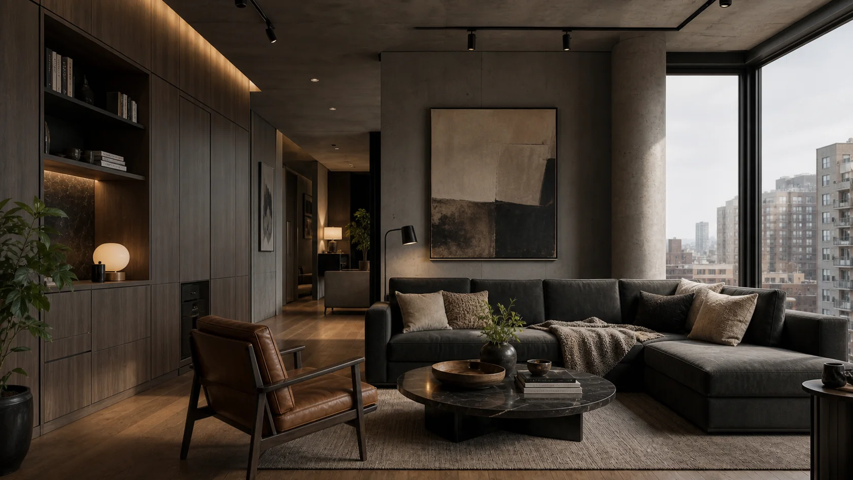 Compact Urban Modern Living Room