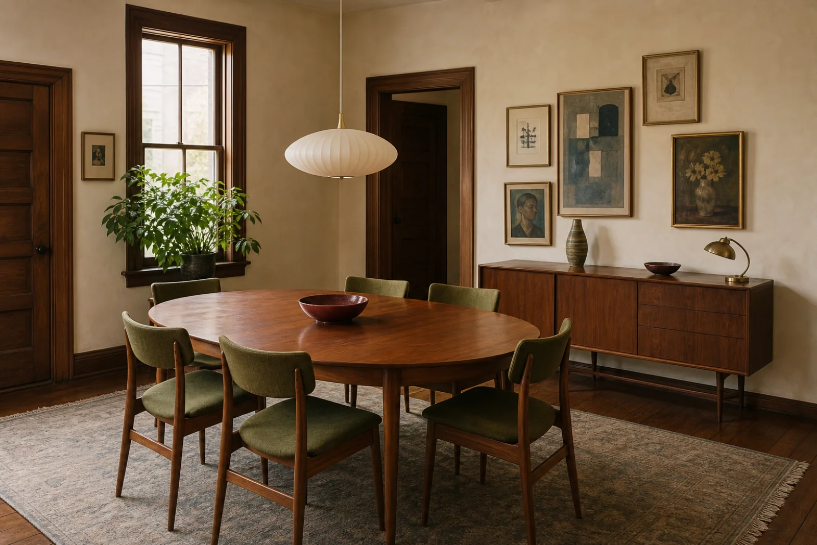 Vintage Dining room interior