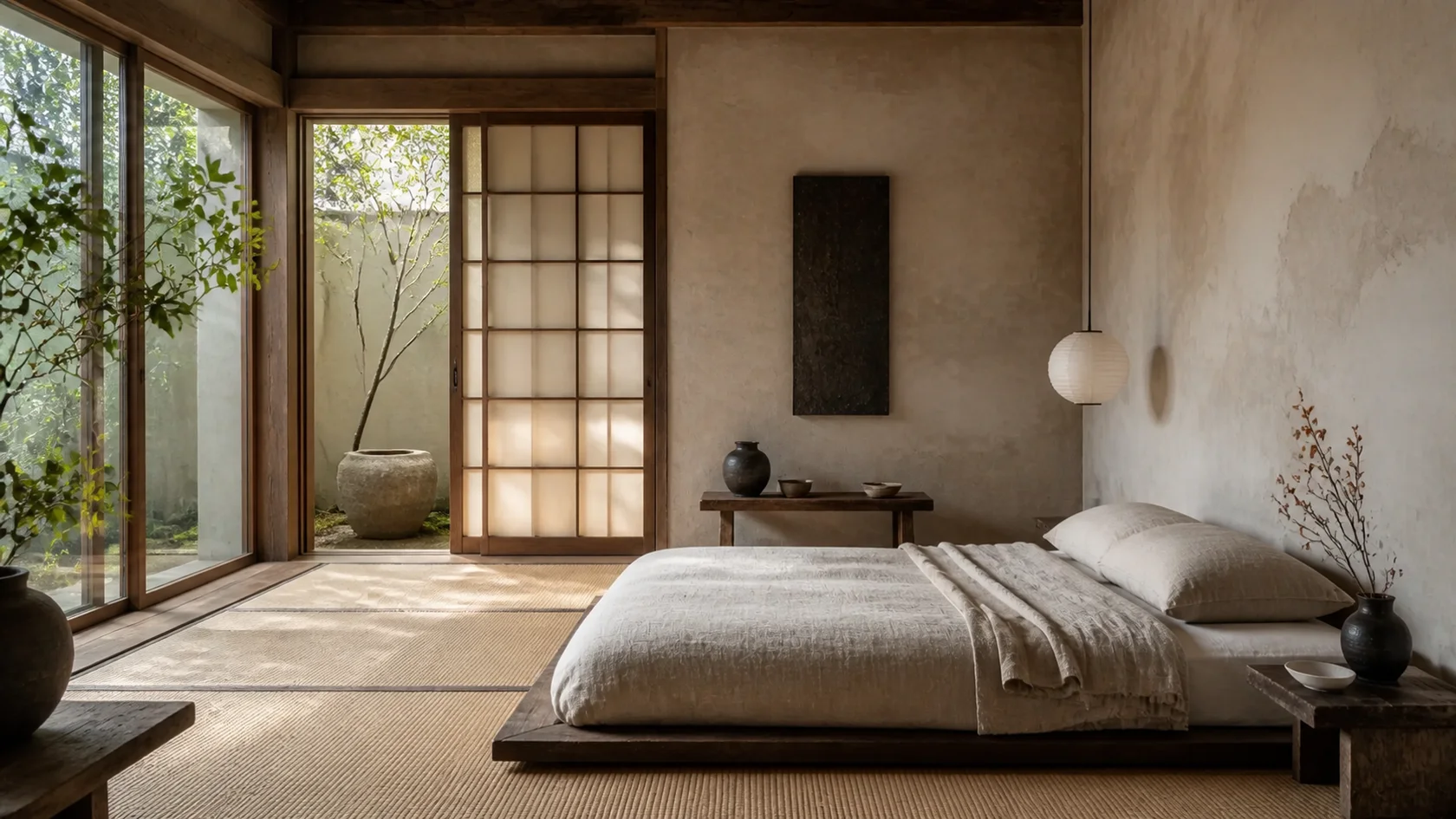 Tatami Wabi-Sabi Bedroom