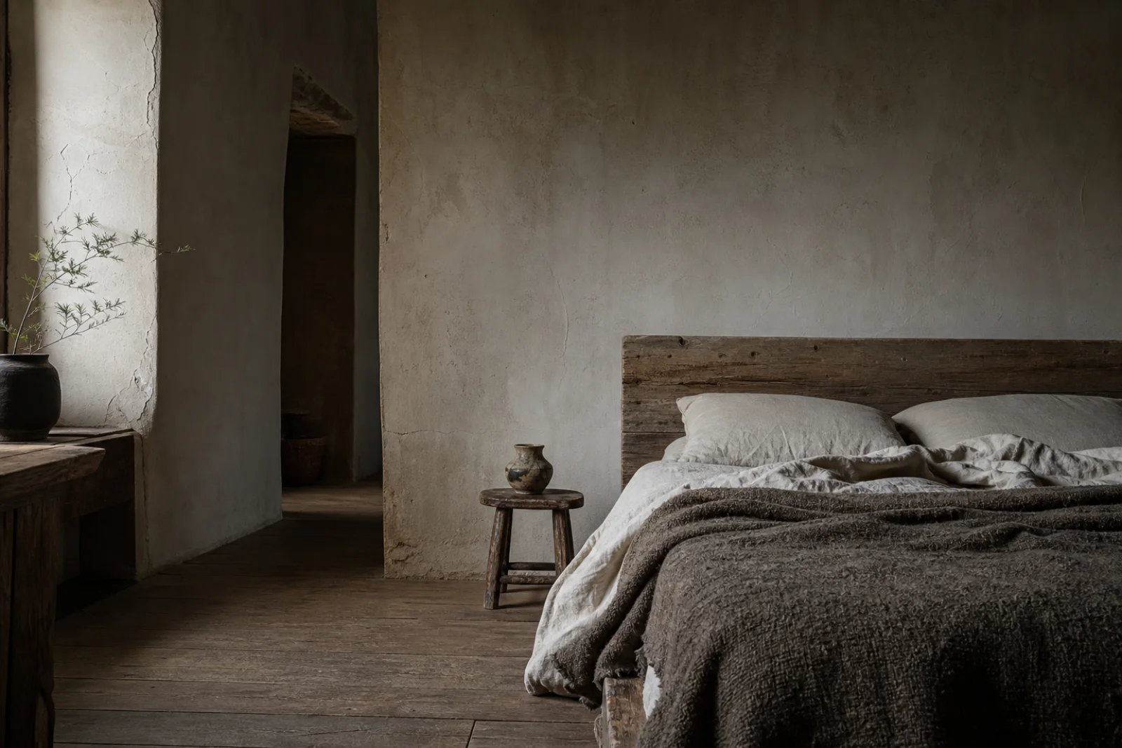 Wabi-Sabi styled corner