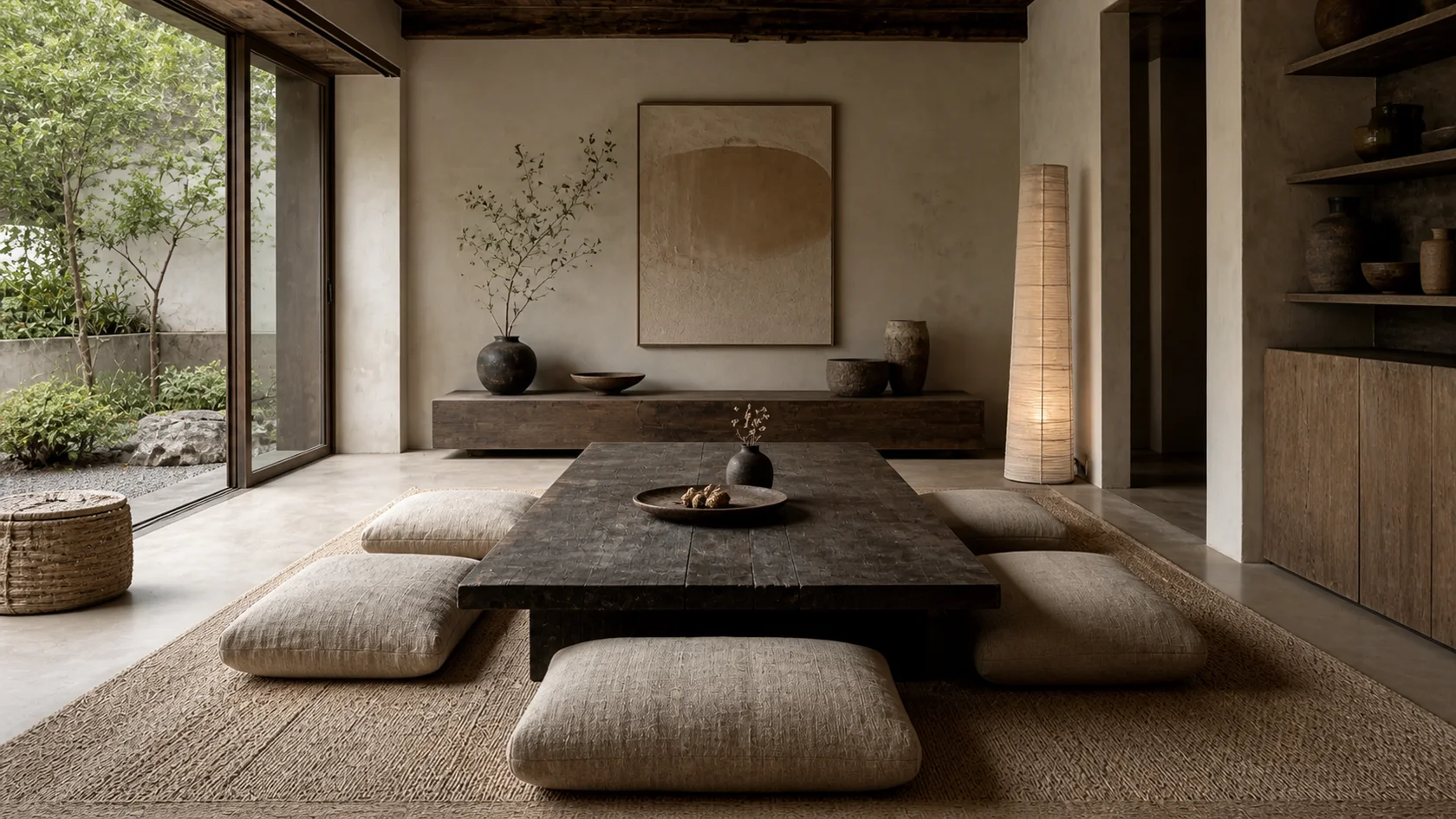 Floor Wabi-Sabi Dining Room