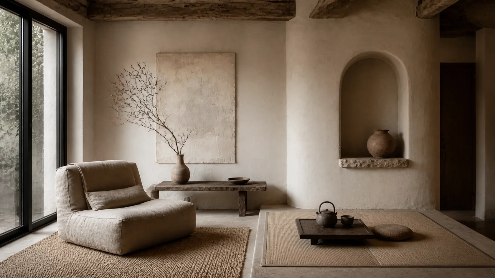 Tea Corner Wabi-Sabi Living Room