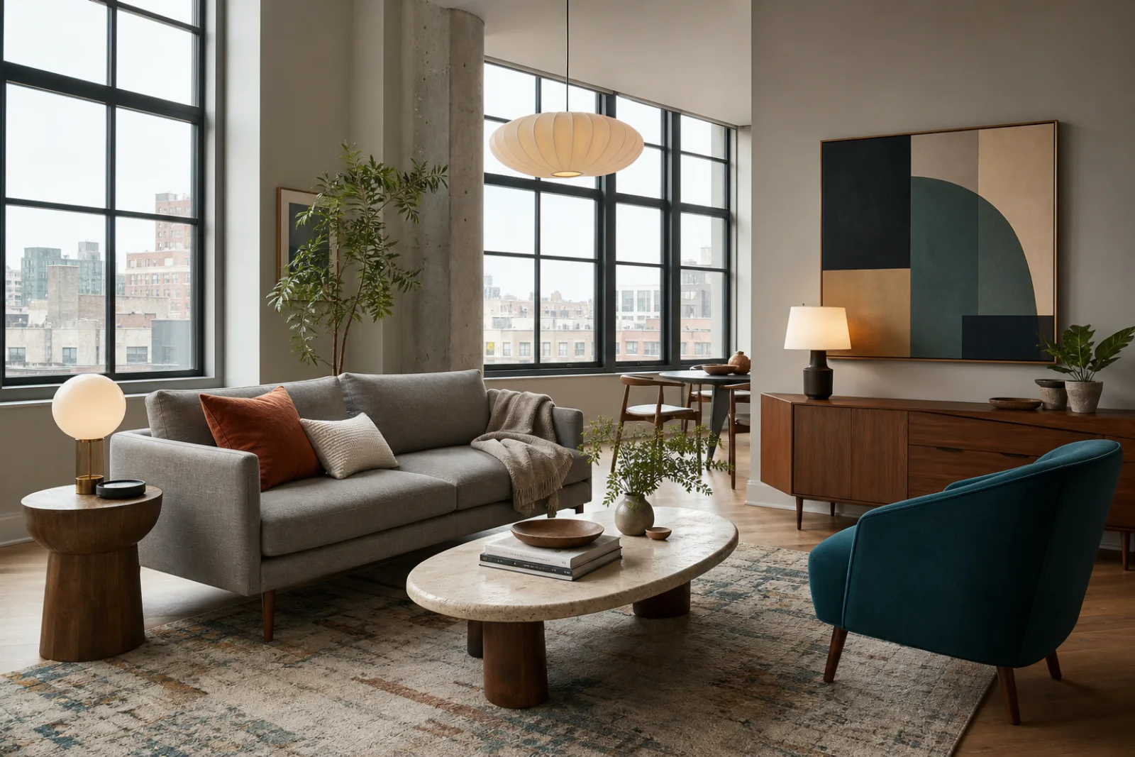 West Elm Modern interior design