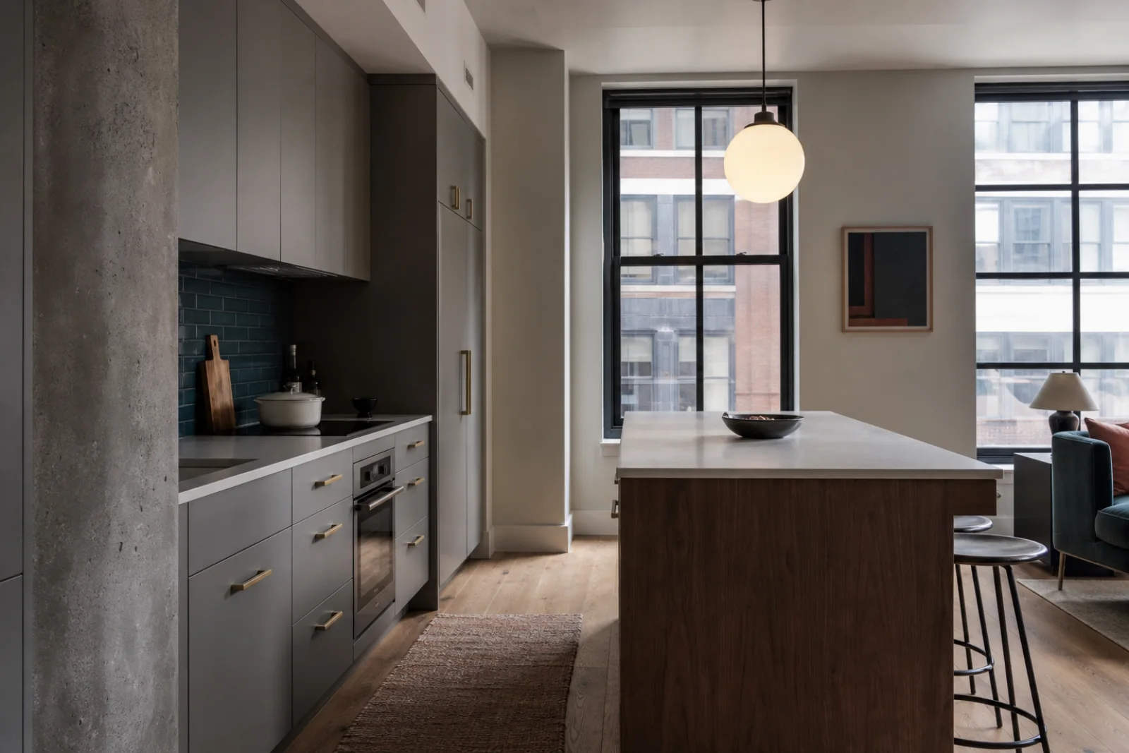 West Elm Modern kitchen interior